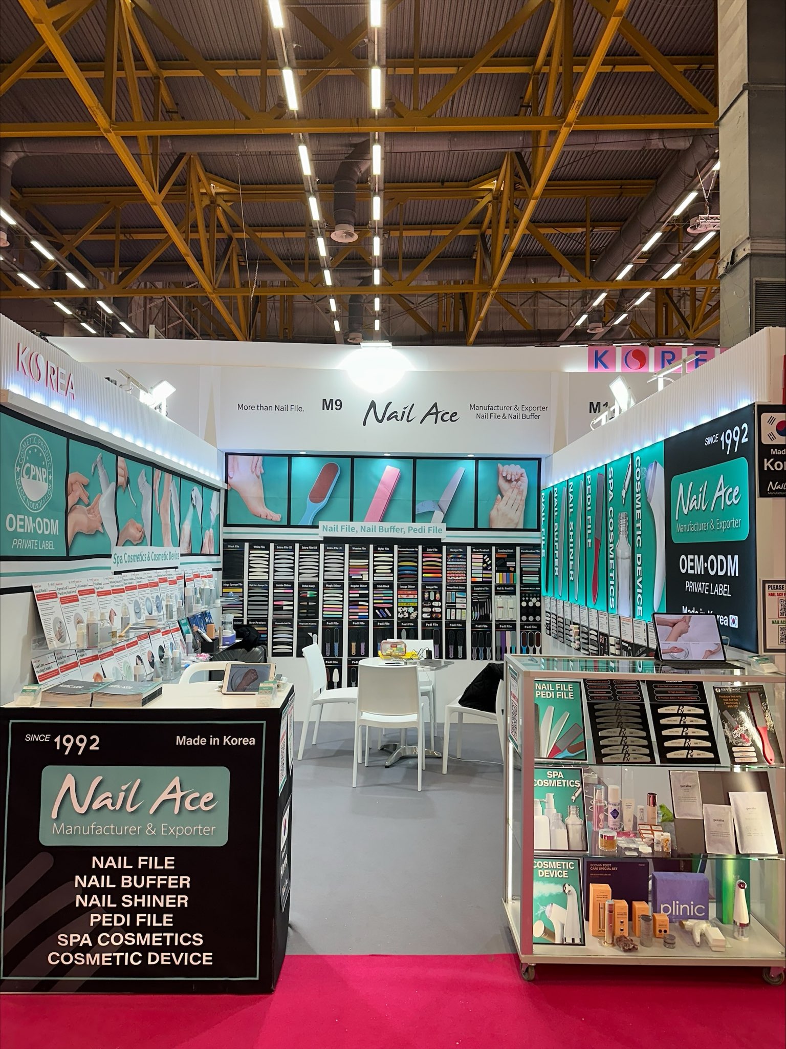 2024 Cosmoprof Worldwide Bologna Nail Ace exhibition booth