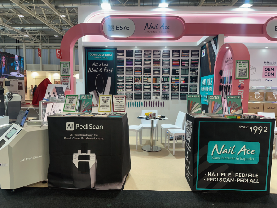 2026 Cosmoprof Worldwide Bologna Nail Ace exhibition booth